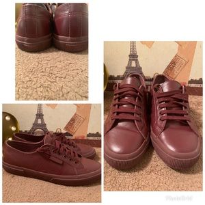 SUPERGA Boudeaux Leather Sneakers